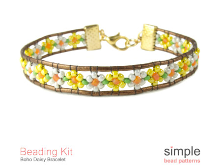 Beaded Daisy Chain Bracelet Kit