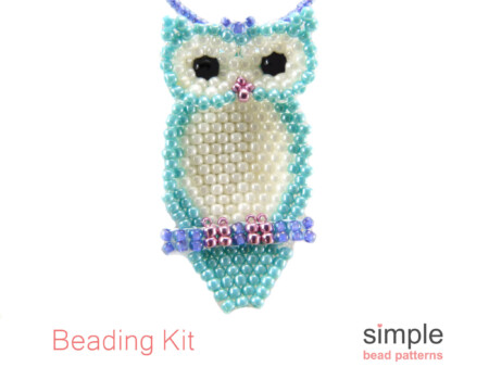 Beaded Owl Necklace Kit