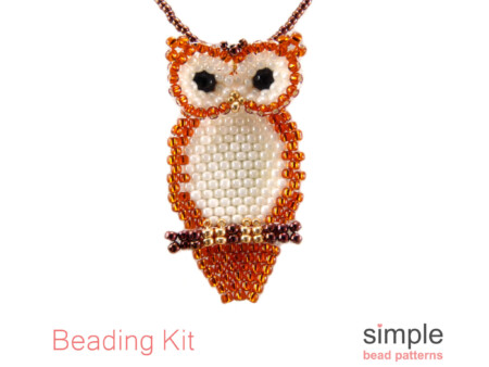 Beaded Owl Necklace Kit