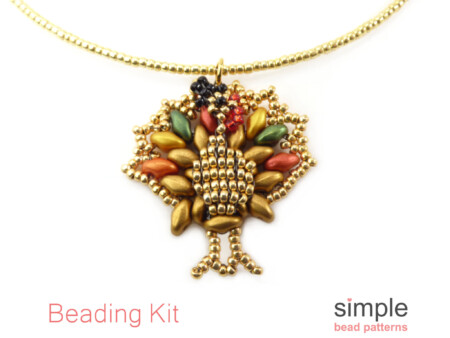 Beaded Turkey Necklace Kit