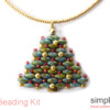 Christmas Tree Bead Necklace Kit