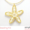Beaded Starfish Pendant Necklace Kit