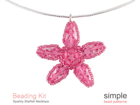 Beaded Starfish Pendant Necklace Kit